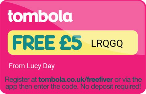 tombola free fiver code|Tombola Free Fiver ᗎ ᗎ Get Free £5 Bonus Codes For 2023.
